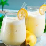 Smoothie mit Mineralwasser